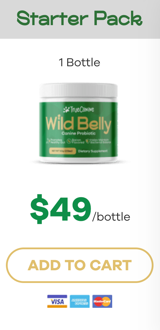 Wild Belly Canine Probiotic - 1 Bottle